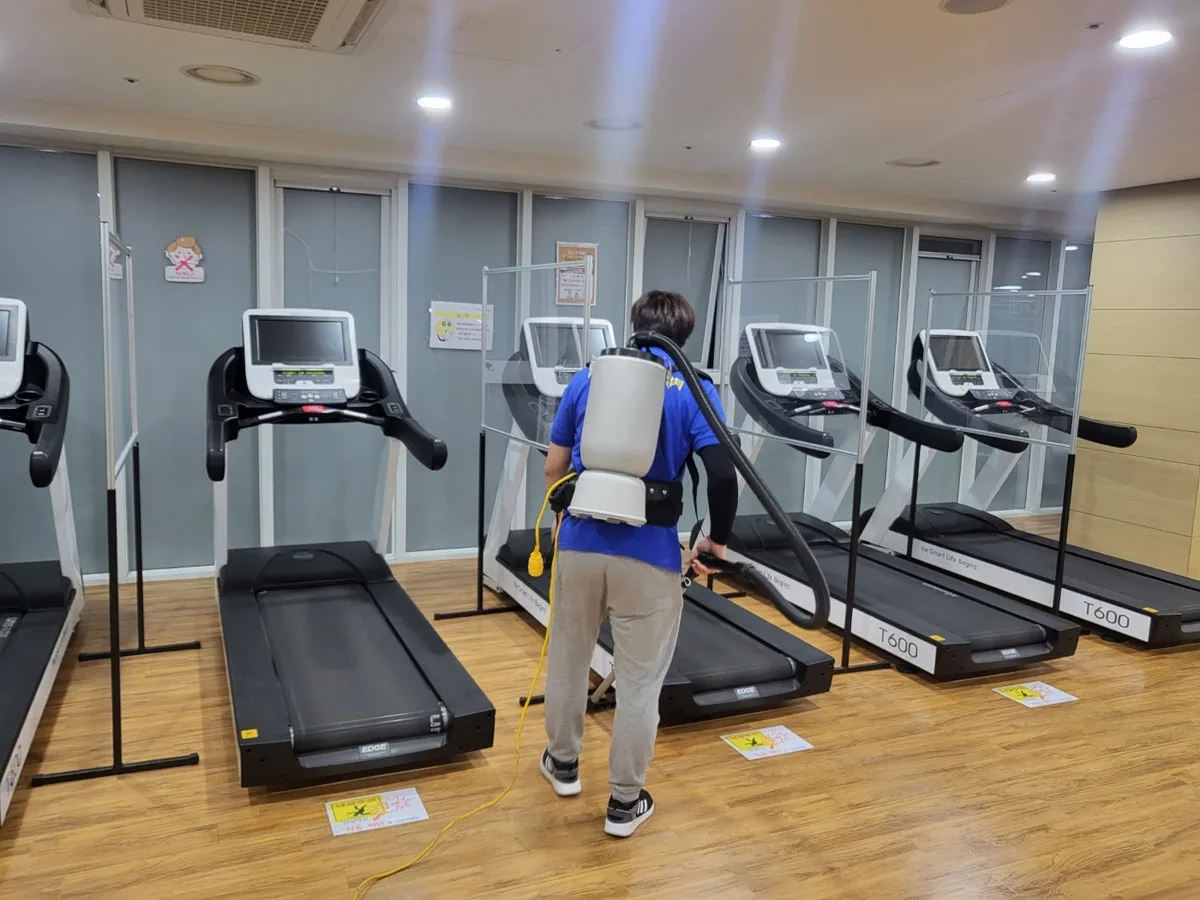 칠곡군 왜관읍 헬스장 탕비실 직원 휴게공간 위생청소 사례 - 행진크린